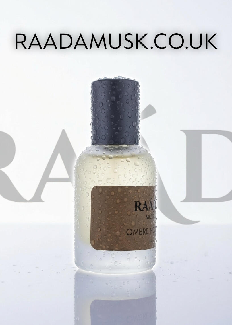 Product Photography Poster for Raada Musk